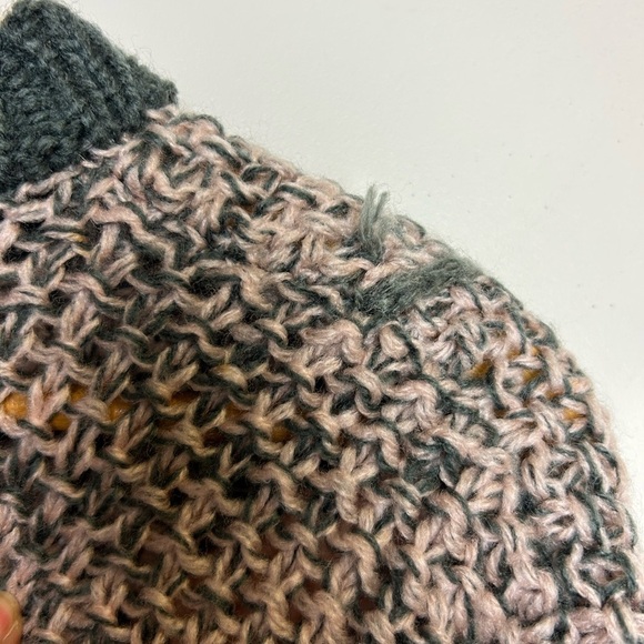 Index VTG 3D Pullover Sweater M Cable Chunky Knit Pink Multicolor OversizeBarbie - Picture 8 of 12